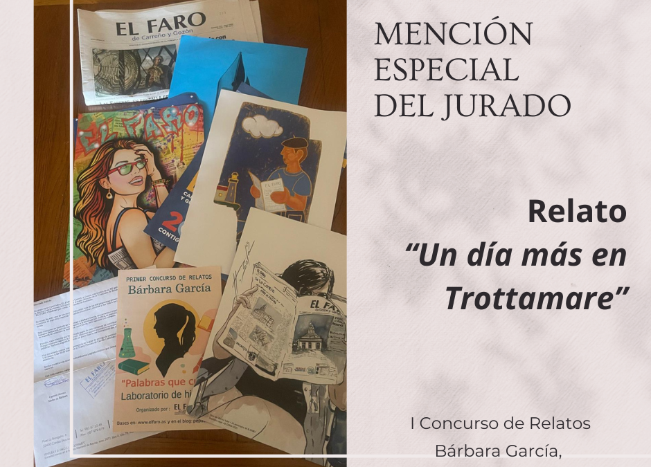 Mención especial del jurado concurso literario El Faro