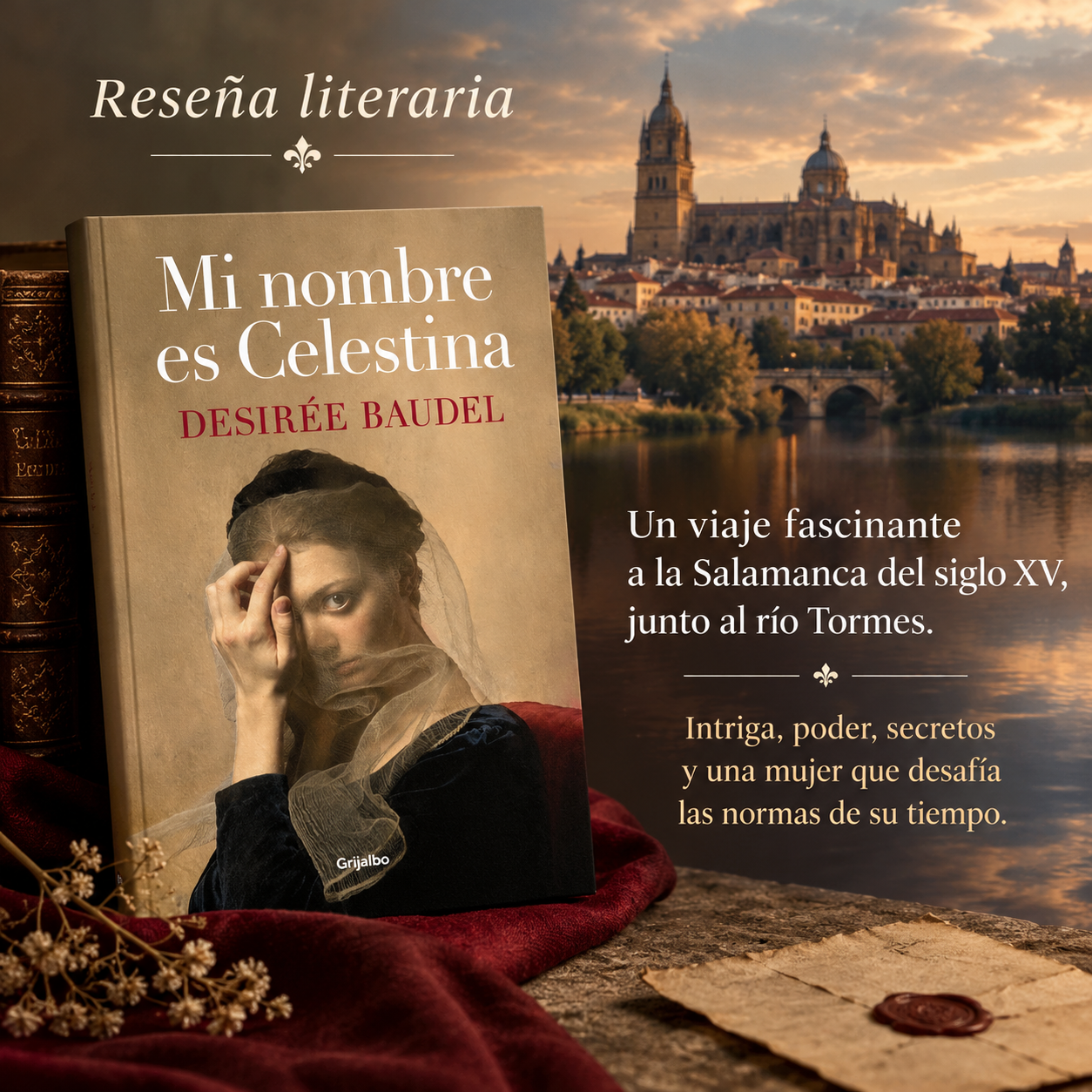Reseña literaria en Salamanca medieval Mi nombre es Celestina